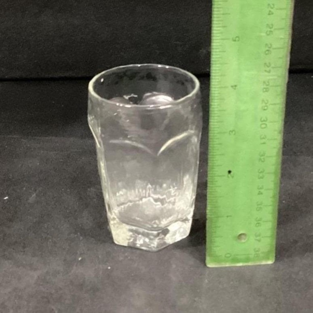 Libbey Chivalry Juice Glasses #2488, Set of 4, Textured Clear Tumbler, Drinkware - Picture 2 of 11